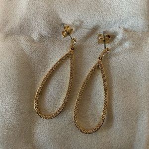 Gold earrings